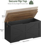 CHOEZON Storage Chest, 39.4" Wooden Storage Trunk, Modern Storage Bench - Image 3