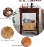 Solid Wood Retangle End Table - Image 5