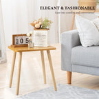 FORAOFUR Side Table, Modern Small End Table, Wood Nightstand - Image 5