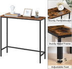 HOOBRO Narrow Console Table, 29.5" Small Entryway Table, Thin Sofa Side Display - Image 7