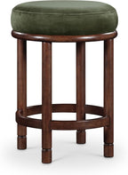Meridian Furniture 978Green-C Monette Collection Art Deco Counter Stool by MeridianFurniture