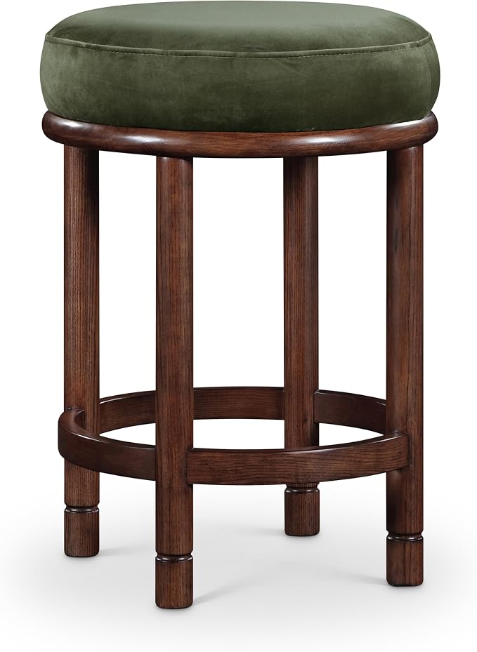 Meridian Furniture 978Green-C Monette Collection Art Deco Counter Stool by MeridianFurniture