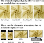 Yellow Sheer Curtains 84 Inches Long 2 Panels, Light Filtering Voile Window - Image 7