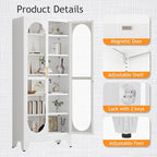 PAOFIN 75" H Locking Display Cabinet - Image 3