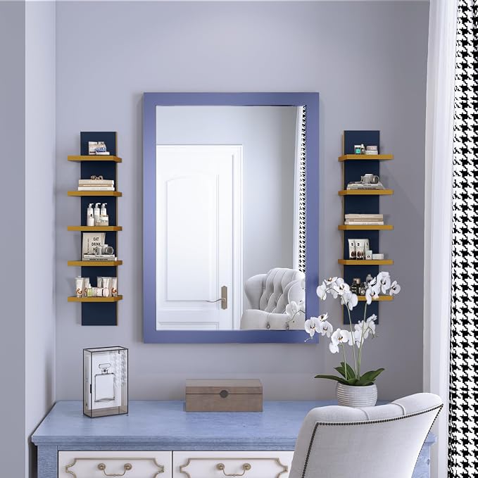 Homaterial 5 Tier Wall Shelf Unit, Decorative Wall Mount Vertical Shelving - Image 4