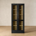 mopio Blake Tall Display Cabinet, Kitchen Buffet Pantry Cupboard, Trophy by MopioInc