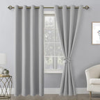 Blackout Curtains for Bedroom, 52 x 96 Inch, 2 Panels | Thermal Insulated & - Image 8