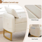 End of Bed Storage Bench, Storage Ottoman Bench - Image 4