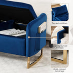 48" End of Bed Bench, Modern Storage Benches - Image 5