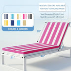 L'AGRATY Outdoor Lounge Chaise Cushion: 72x21x3 Inch Waterproof Lounge Chair - Image 2