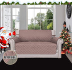 Easy-Going Reversible Couch Cover, 2 Cushion Sofa, Water Resistant Furniture Mat - Image 2