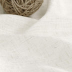 Cream Linen Back Tab Curtains 86 Inch Length - Image 5
