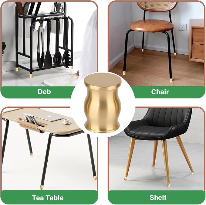 4 PCS Brass Cutting Board Feet - Image 6