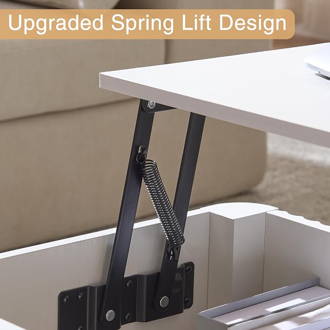 35.4" Lift Top Coffee Table - Image 3