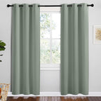 NICETOWN Sage Green Room Darkening Curtains by NICETOWN