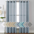 H.VERSAILTEX Linen Curtains Natural Linen Blended Curtain Panels by HVERSAILTEX