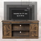 YESHOMY TV Stand for Televisions up to 65 Inches, - Image 4
