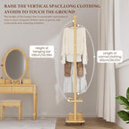Solid Wood Coat Rack Freestanding Clothing Rack - Image 7