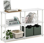 Furinno Turn-N-Tube Storage Shelves, 3-Tier 47.4 Wide Book Shelf, Corner Shelf by Furinno-FitsYourSpaceFitsYourBudget