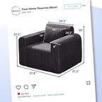 Hobestluk Single Sofa Foam Couch Sofa - Image 2