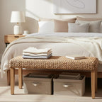 Solid Wood Acacia Indoor Bench - Image 3