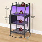 MAHANCRIS 4-Tier AV Media Stand - Image 3