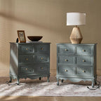 HULALA HOME 3-Drawer Nightstand by HULALAHOME