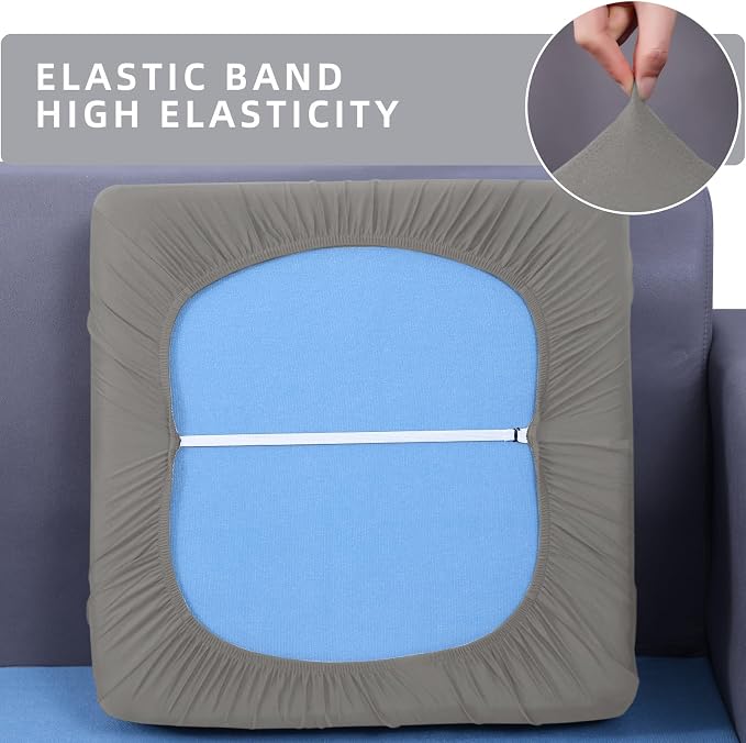 Waterproof Couch Cushion Covers, Stretch Sofa Seat Slipcovers | Stretch Fabric - Image 5