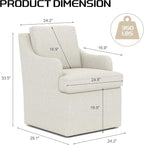 VKNOW Upholstered Dining Chairs, Modern Kitchen Chairs Dinner Chairs - Image 2