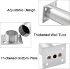 Set of 4 Aluminum Alloy Furniture Legs 3 Inch Height, 1.5 Inch Diameter - Image 4