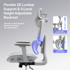 Ergonomic Office Chair with 3D Headrest, Computer Chair with Adjustable - Image 6