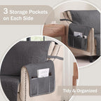 Quilted Recliner Chair Covers, Water-Repellent Recliner Slipcovers, Lazy Boy - Image 4