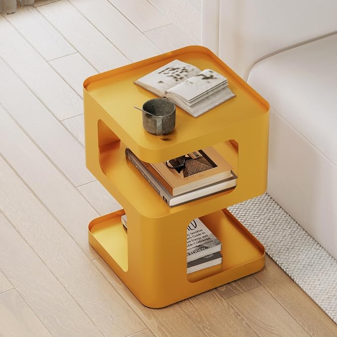Gold Side Table, Modern end Table - Image 9