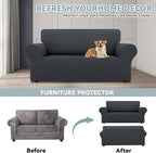 LURKA Stretch Loveseat Sofa Slipcovers 1 Piece Couch Covers - Image 3