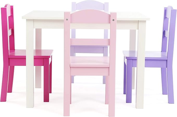 Humble Crew Kids Table and Chair Set, Toddler Activity Table - Image 8