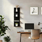 Homaterial Wall Shelves 4 Tier, Simple Vertical Corner Shelf - Image 6