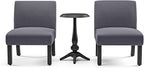 Furniture of America Casey Transitional 2-Piece Wood Round Pedestal Accent - Image 3