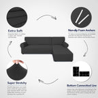PureFit Super Stretch Sectional Couch Covers - Image 3