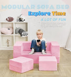 Elftopia Modular Kids Sofa, Toddler Couch Foam Armchair - Image 4