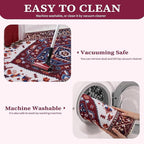 SERISSA 2x3 Washable Non Slip Boho Small Area Rug - Image 4