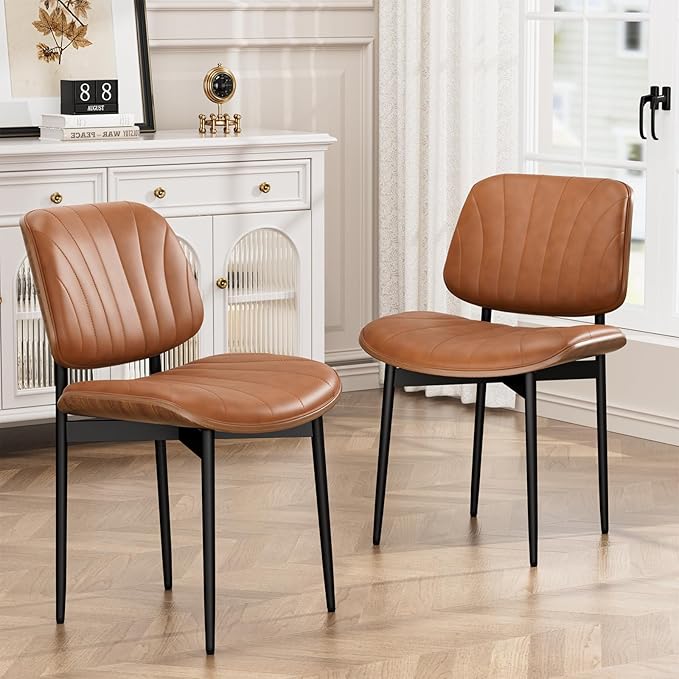 YaFiti Dining Chairs Set of 8, Dining Room and Kitchen Chairs, Mid Century - Image 9