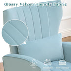 Modern Accent Chair Upholstered Living Room Chair, High Back Arm Chair - Image 5