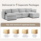 ROWHY 148'' Sectional Cloud Couch - Image 3