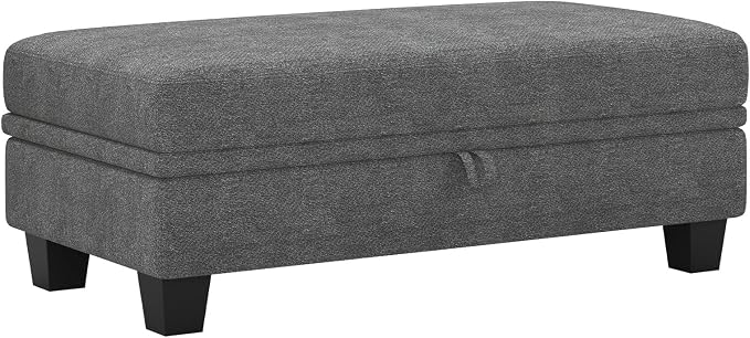 Belffin Fabric Large Ottoman by Belffin