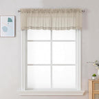 Chyhomenyc Sheer Taupe Valances by Chyhomenyc