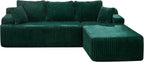 Hobestluk Modular Sectional Sofa Couches L-Shape Couch 3 Seat Modular Sofa - Image 8