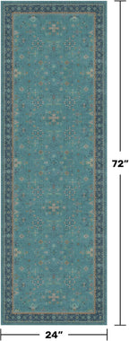 Boho 2x6 Non Slip Kitchen Rug Runner - Image 2