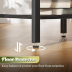 SUPERJARE Nightstand with Charging Station, Bed Side Table with Adjustable - Image 9
