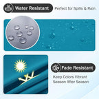 Waterproof Outdoor Cushion Covers, Stretch Patio Slipcovers | UV Resistant - Image 3