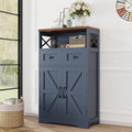 Befrases Farmhouse Blue Storage Cabinet by Befrases